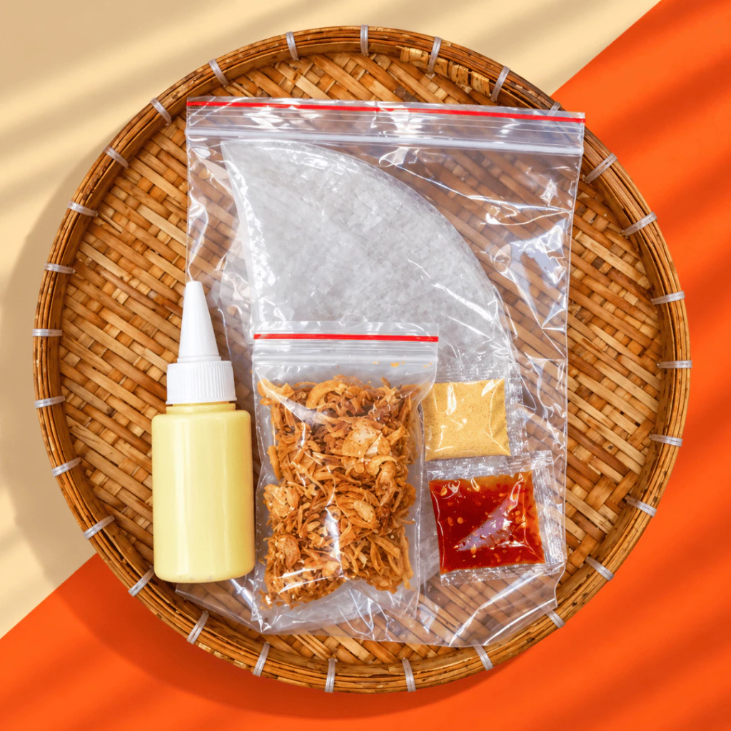 Combo Bánh Tráng Phơi Sương Bơ Hành Phi Cuộn Sẵn Siêu Rẻ
