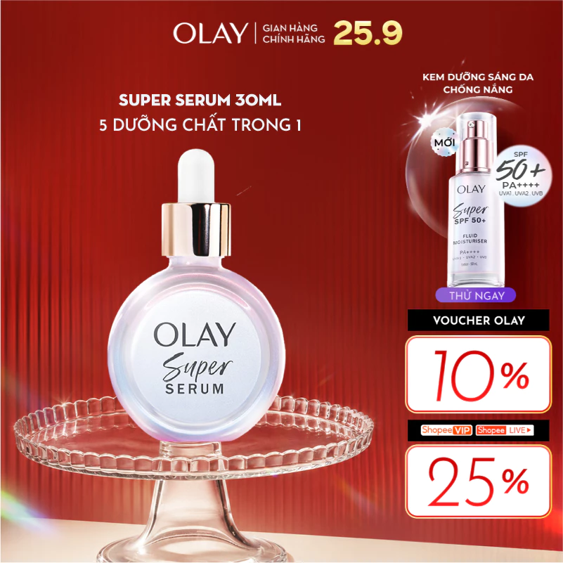 Super Serum OLAY 5 Dưỡng Chất Trong 1 Chai 30ml