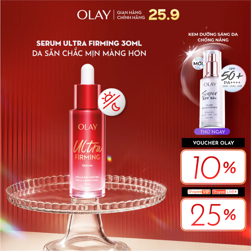 [MỚI] Serum OLAY ULTRA FIRMING Giúp Da Săn Chắc Và Mịn Màng Chai 30ml