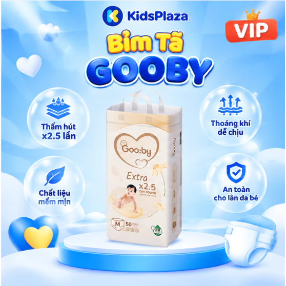 Bỉm - Tã quần Gooby Extra đủ size S/M/L/XL/XXL/XXXL cho bé