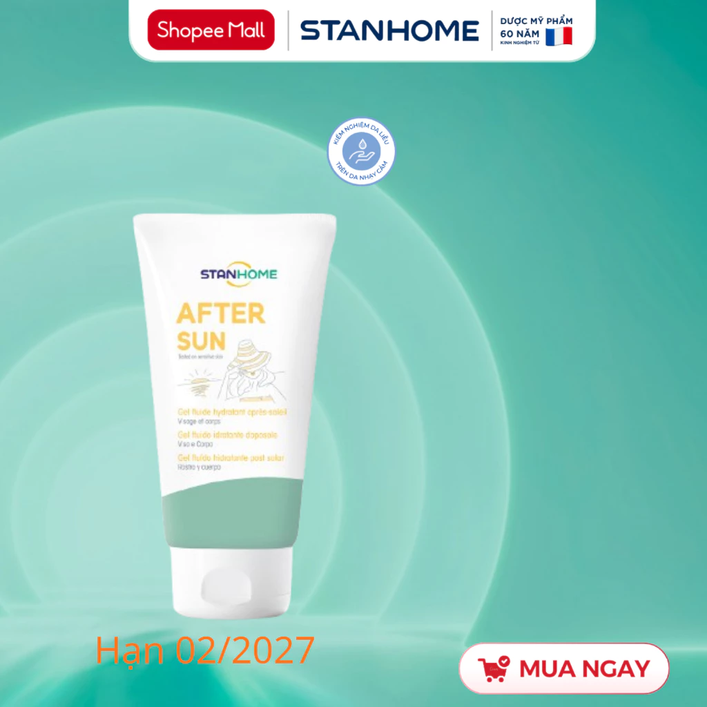[Hạn 02/2027] Kem nhả nắng giúp làm dịu, làm mát da Stanhome  After Sun Extra 150ML