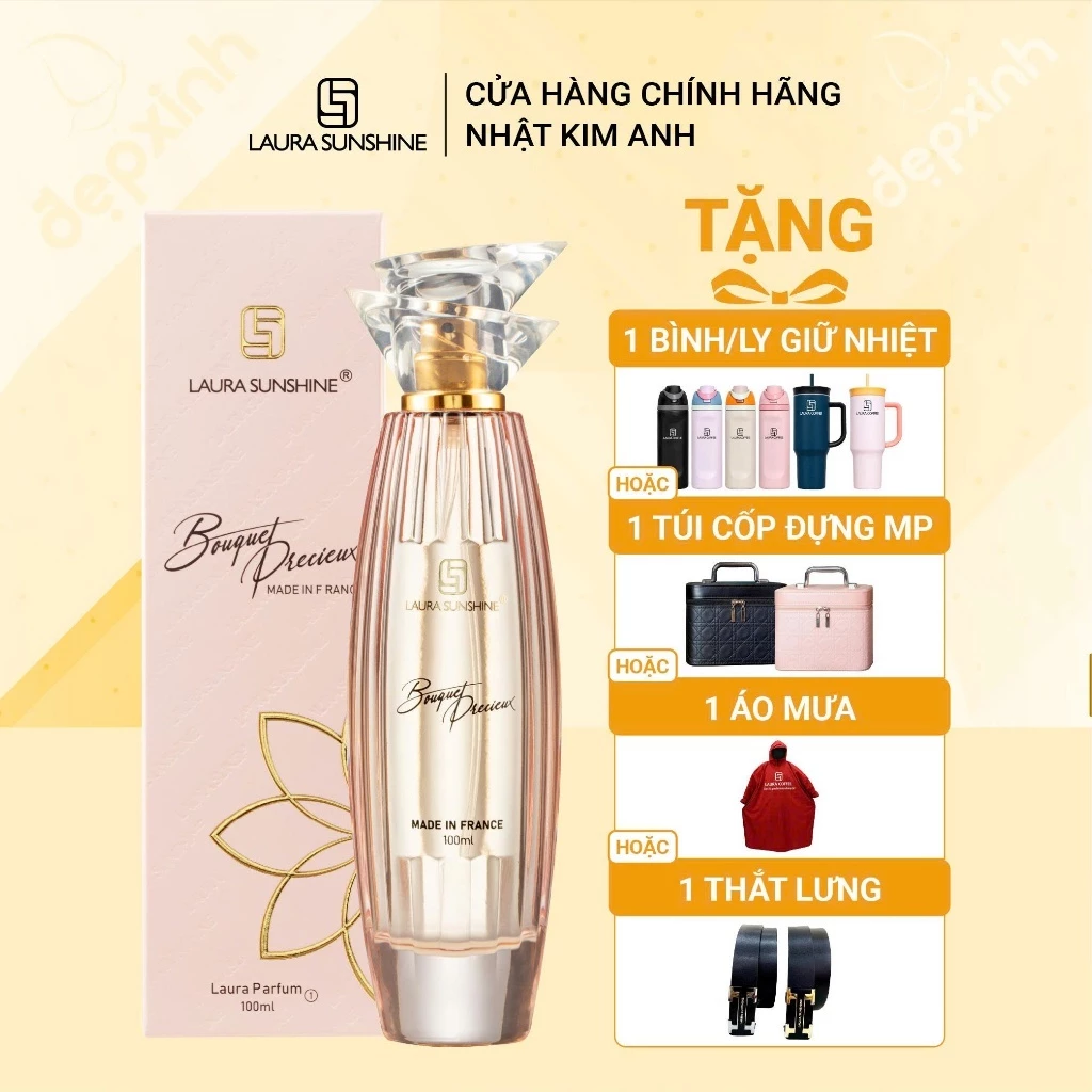 [TẶNG QUÀ] Nước hoa nữ Laura Sunshine NO.01 Bouquet Precieux 100ml
