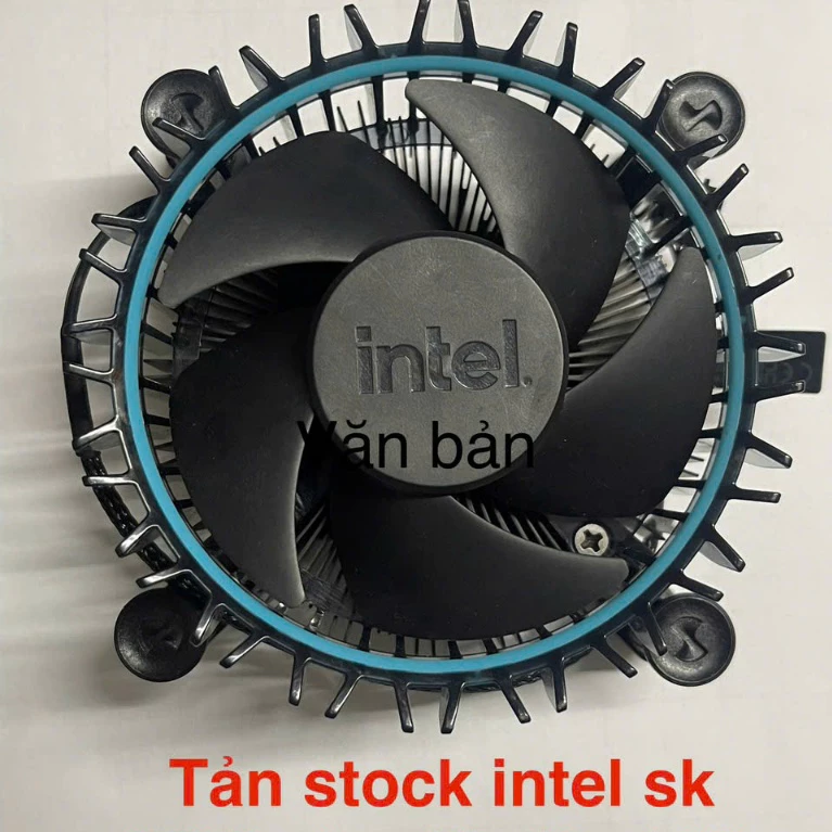 intel tản nhiệt stock màu đen cho CPU Intel  SK 1700 lõi đồng 12th bóc máy như mới