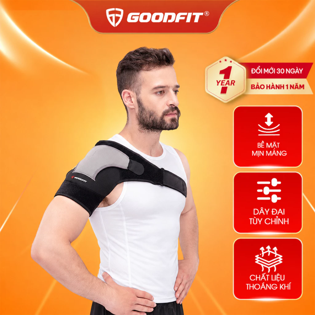 Đai bảo vệ khớp vai, bảo vệ vai phòng tránh chấn thương GoodFit phục hồi chức năng vai GF701S