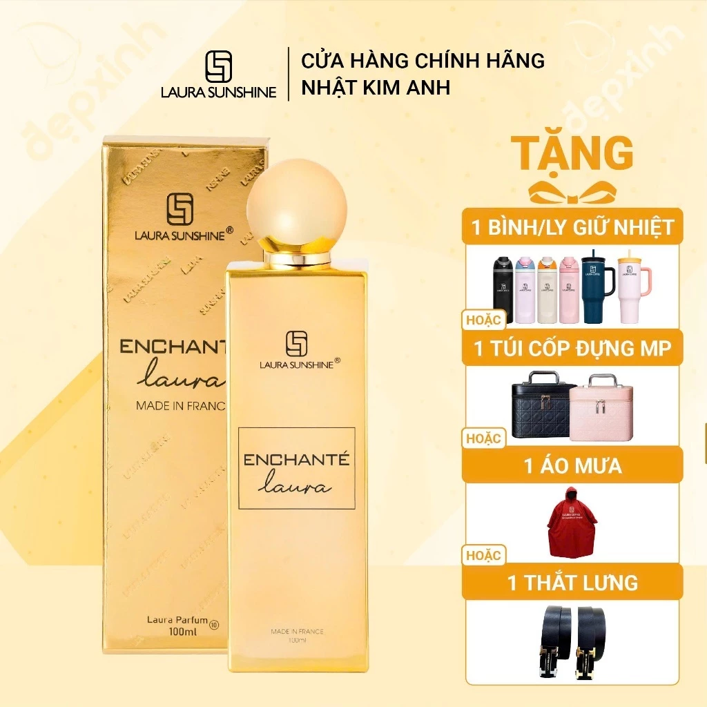 Nước hoa Laura Sunshine No.10 Enchanté Laura 100ml