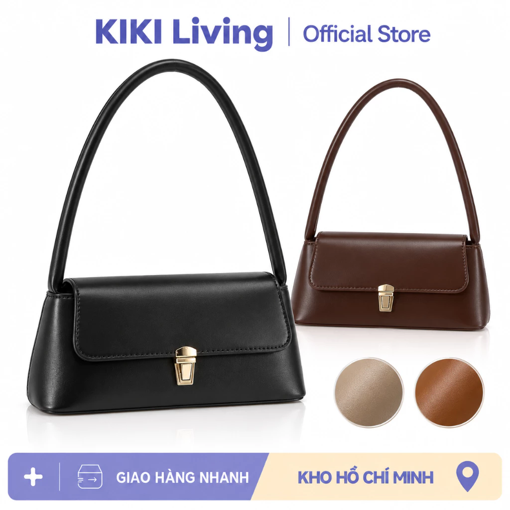 Túi Xách Nữ Thời Trang Hàn Quốc Cao Cấp Túi Đeo Vai Mini Da PU Mềm Mại Sang Trọng Khóa Kim Loại, Phong Cách Thanh Lịch