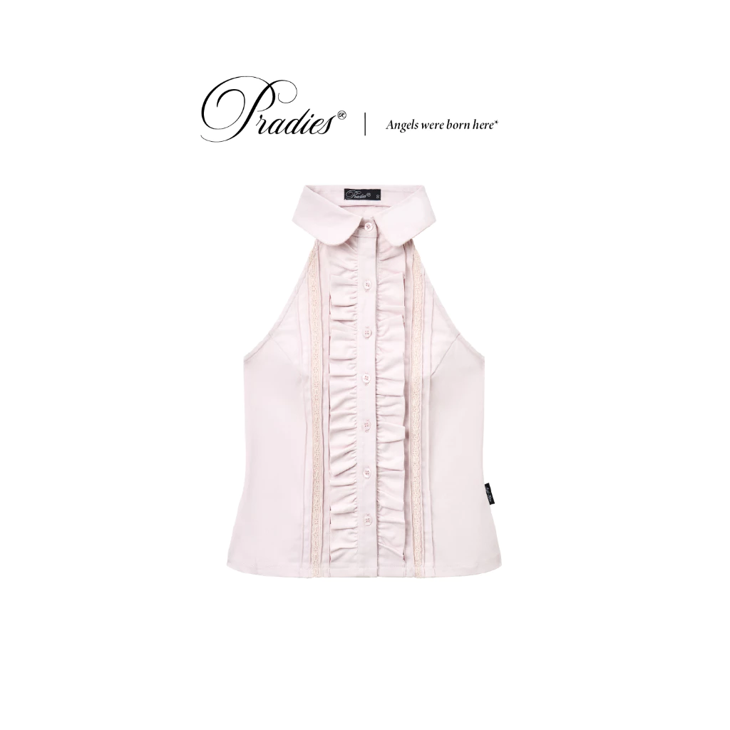 Áo Yếm Nhún Bèo PRADIES - Collared Shirt