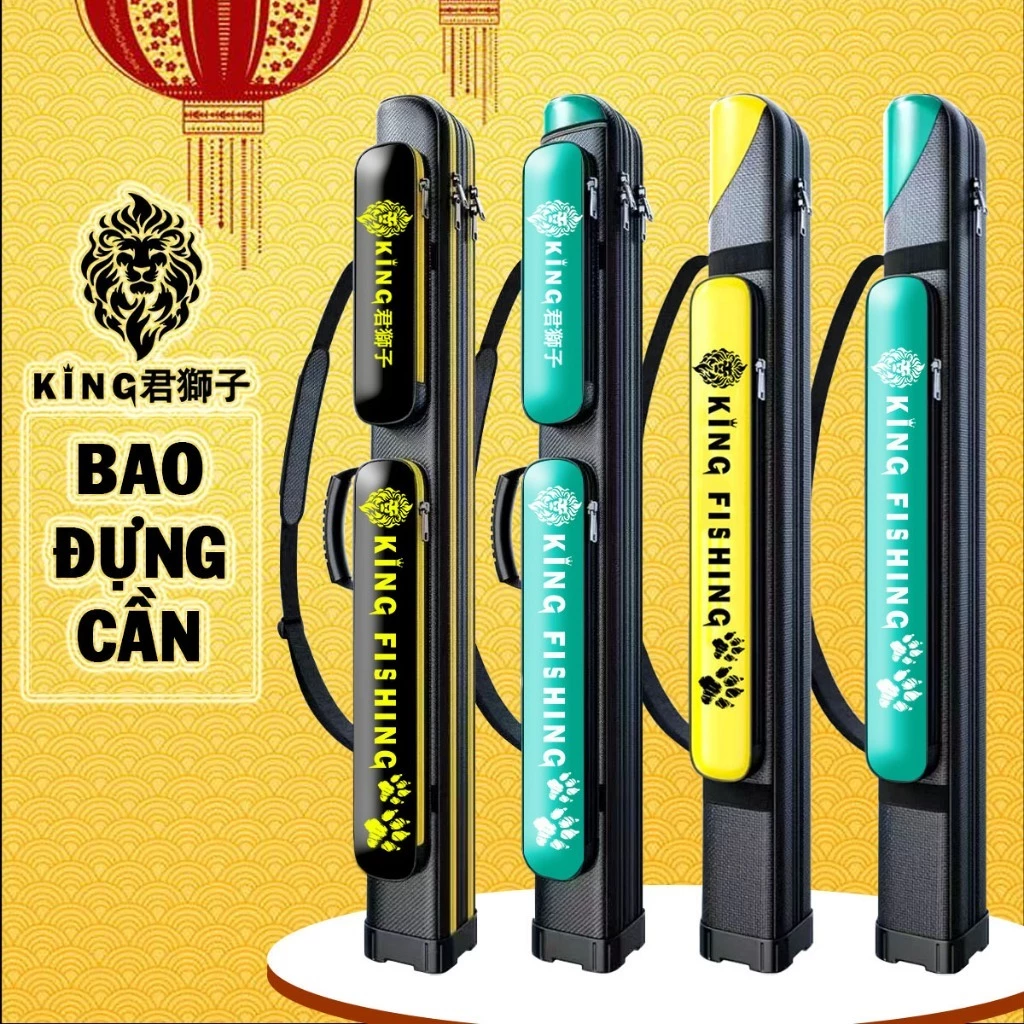 Túi Đựng Cần Câu Cá,Bao Đựng Cần Câu cá và phụ kiện câu cá dạng cứng KING FISHING - BB74
