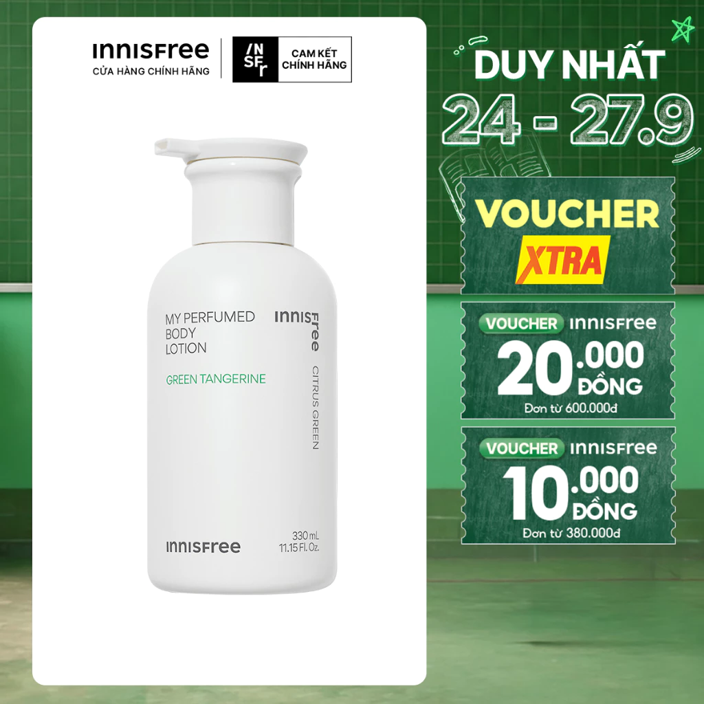 Sữa dưỡng thể hương nước hoa innisfree My Perfumed Body Lotion 330ml (New 2023)
