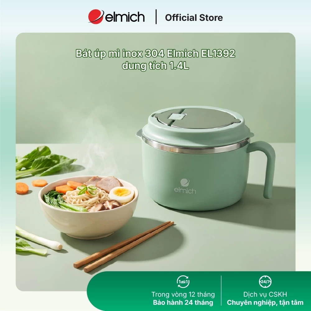 BÁT ÚP MÌ INOX 304 ELMICH EL8314/1392 DUNG TÍCH 1.4L