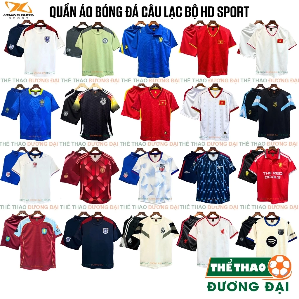 Quần Áo Bóng Đá Câu Lạc Bộ Đội Tuyển HOT 2026 Thun Mè Thoáng Khí Thể Thao Đương Đại