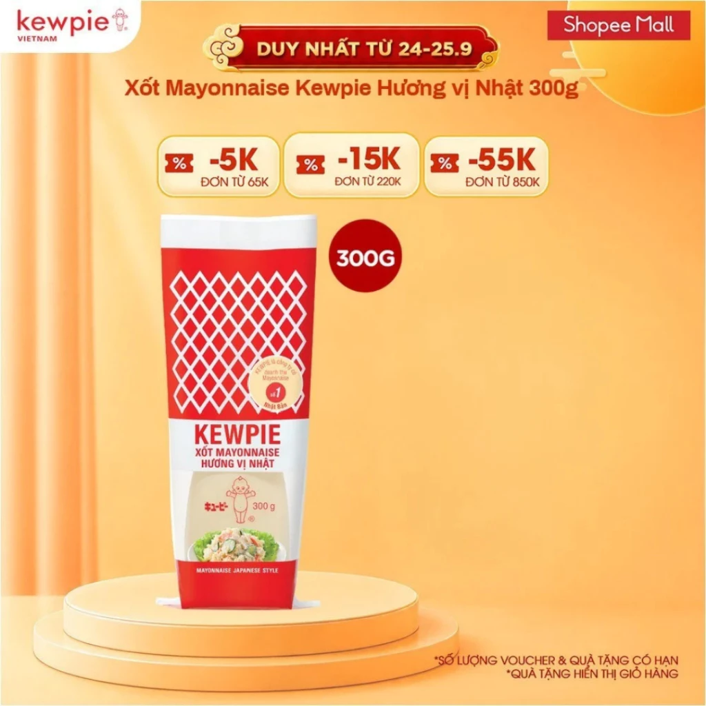 Xốt Mayonnaise Kewpie Hương vị Nhật và Dịu ngọt