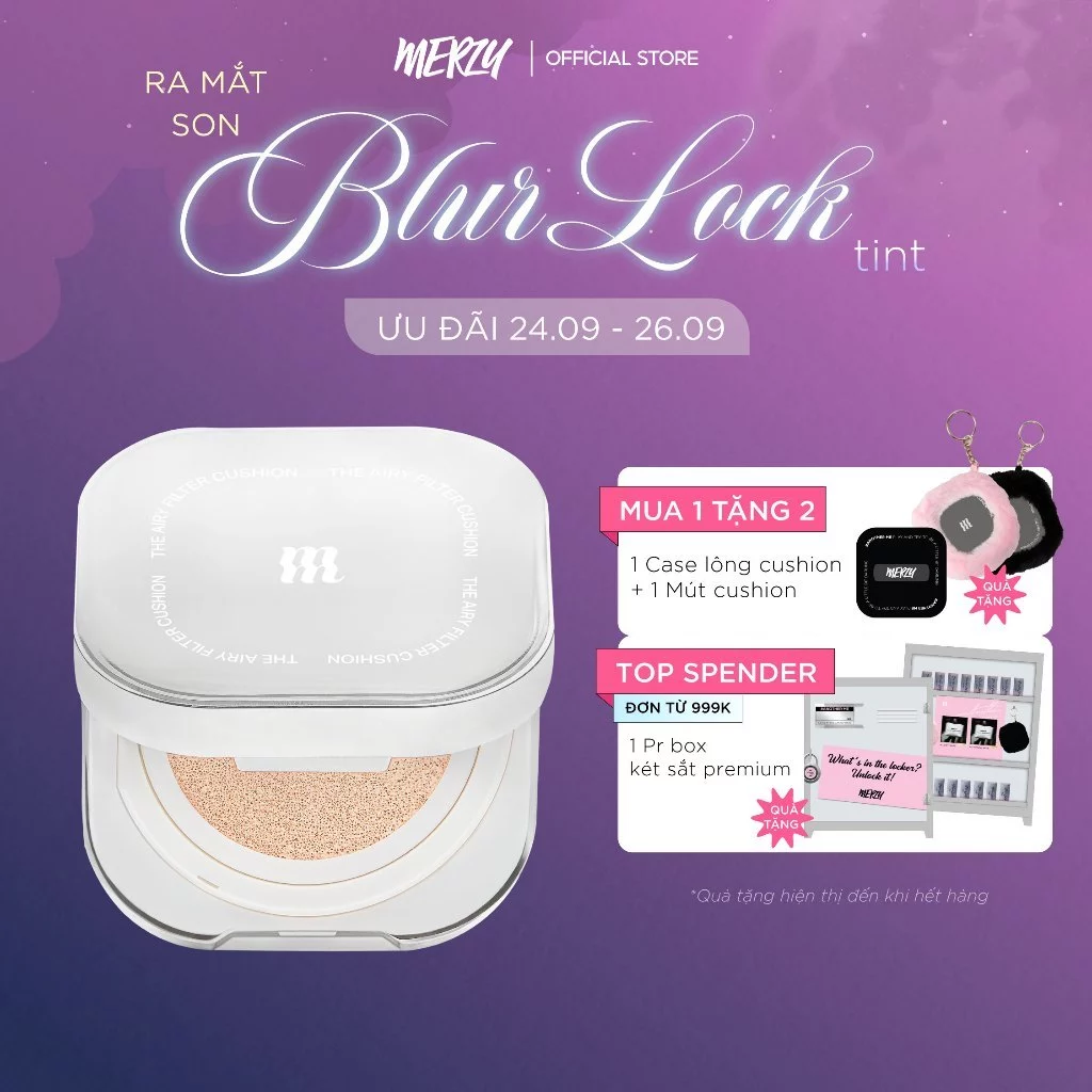 [Livestream] Phấn Nước Che Phủ Cao, Mịn Lì Merzy The Airy Filter Cushion 11g
