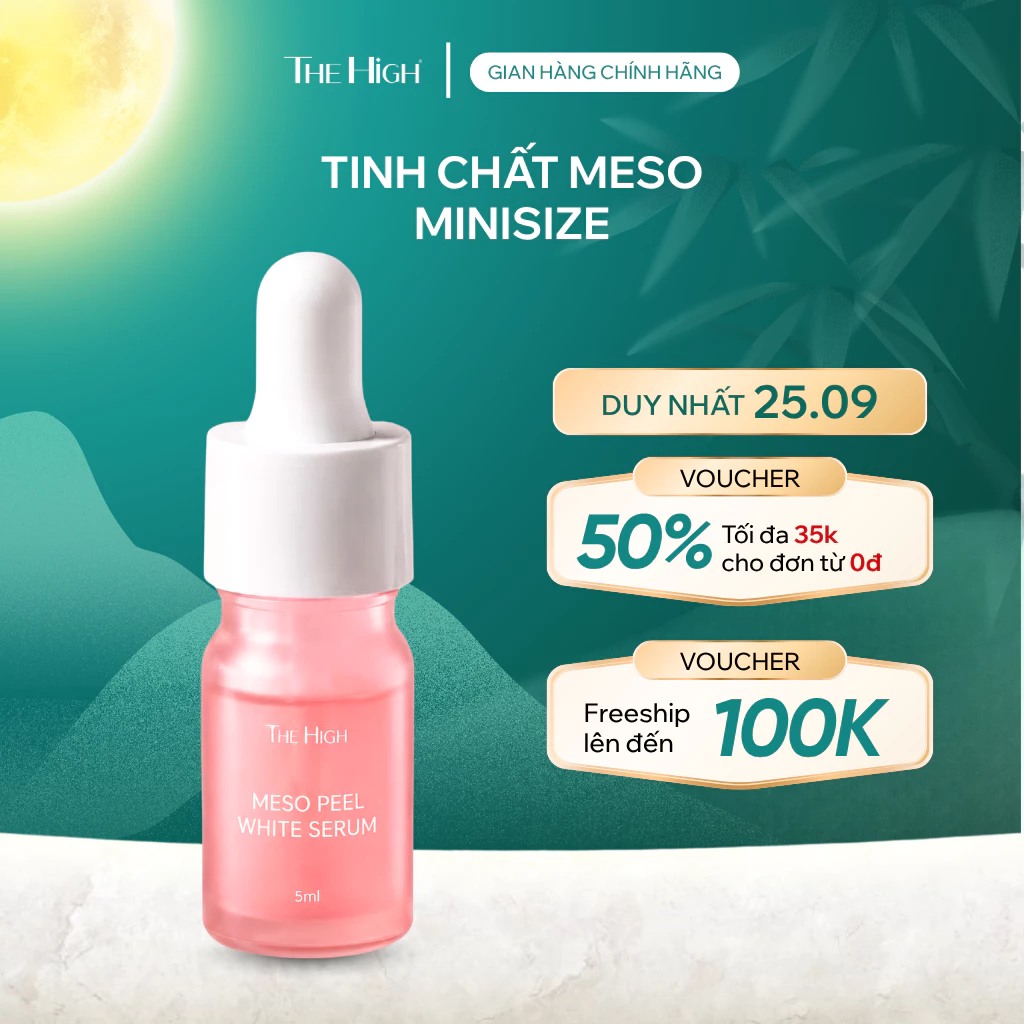 [Sản Phẩm Trải Nghiệm] Tinh Chất Meso Peel mini size The High Dịu Nhẹ 5ml