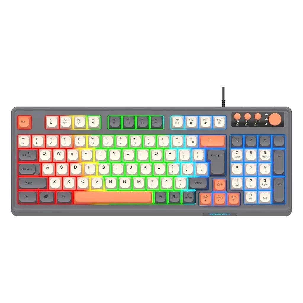 Bàn phím giả cơ có dây có led siêu đẹp chuyên sử dụng dành cho chơi game, văn phòng