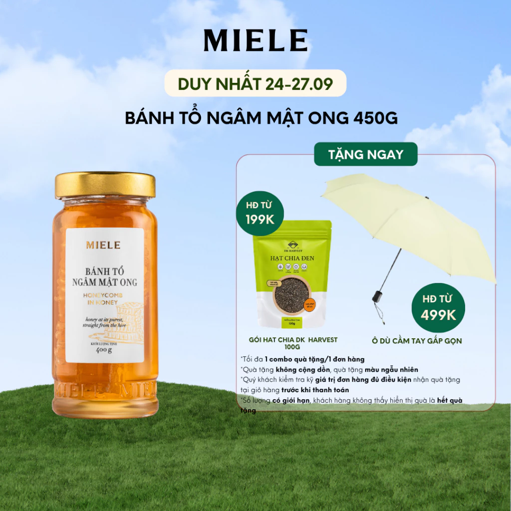 Bánh Tổ Ngâm Mật Ong Miele 400g