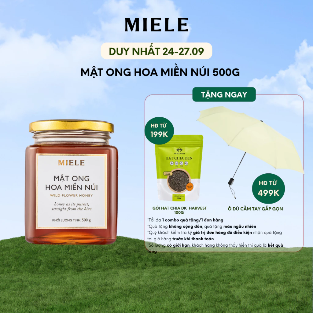 Mật Ong Hoa Miền Núi Miele 500g