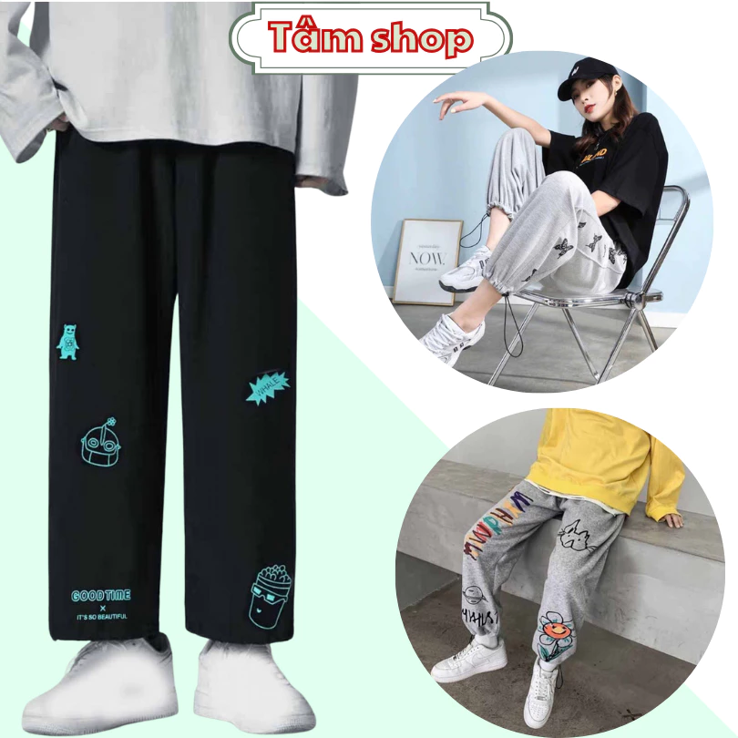 Quần dài dragon nam ống bo phối viên Phong Cách Thể Dục Thể Thao Năng Động 2 màu size 40-68kg  SSL