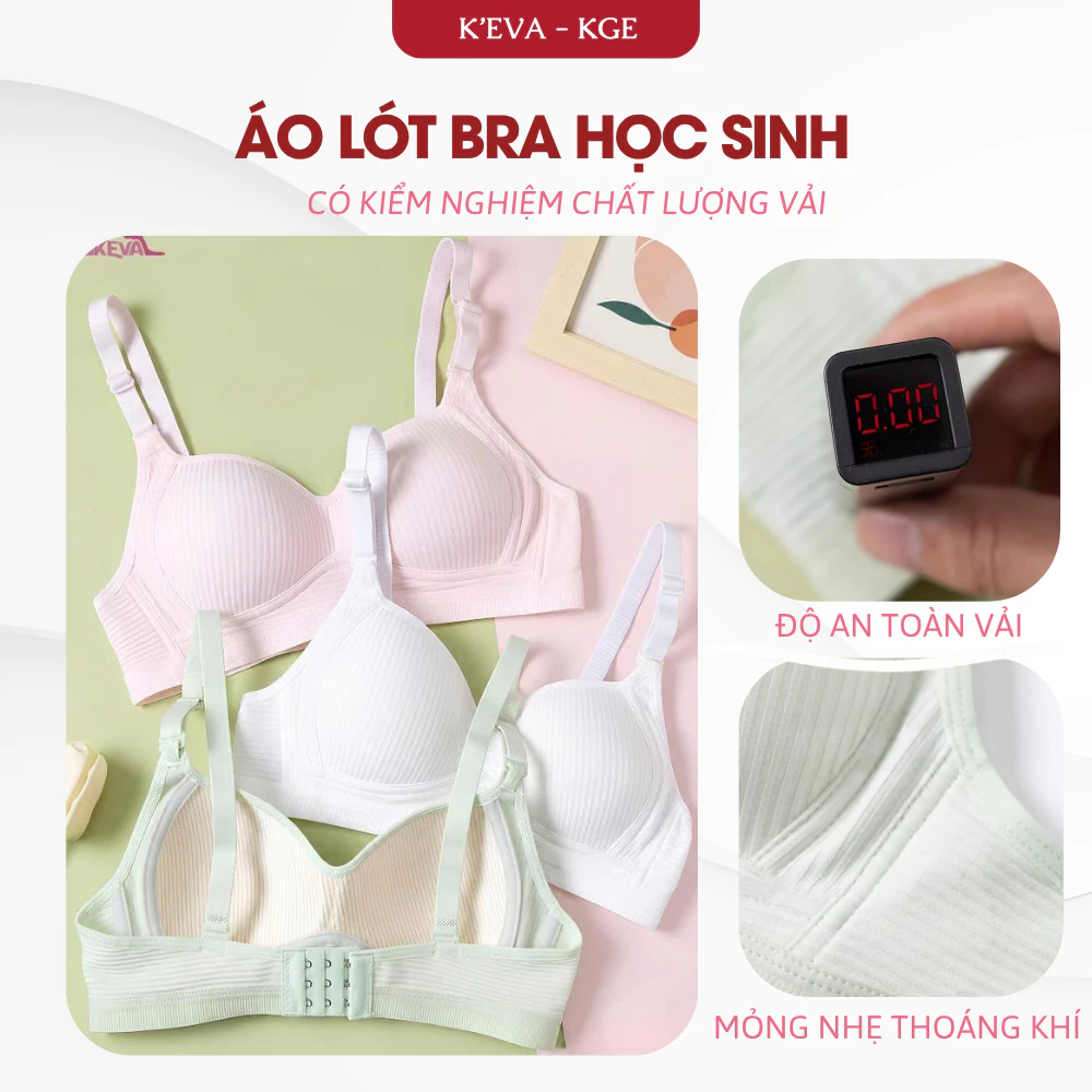 Áo Lót Học Sinh Đệm Liền Thông Hơi ( CÓ KIỂM NGHIỆM VẢI) Áo Ngực Nữ Học Sinh Thoáng Mát