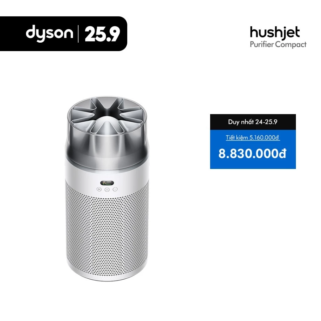 [24-25.9 | SIÊU SALE LƯƠNG VỀ] Máy lọc không khí Dyson HushJet ™ HJ10 / SP01