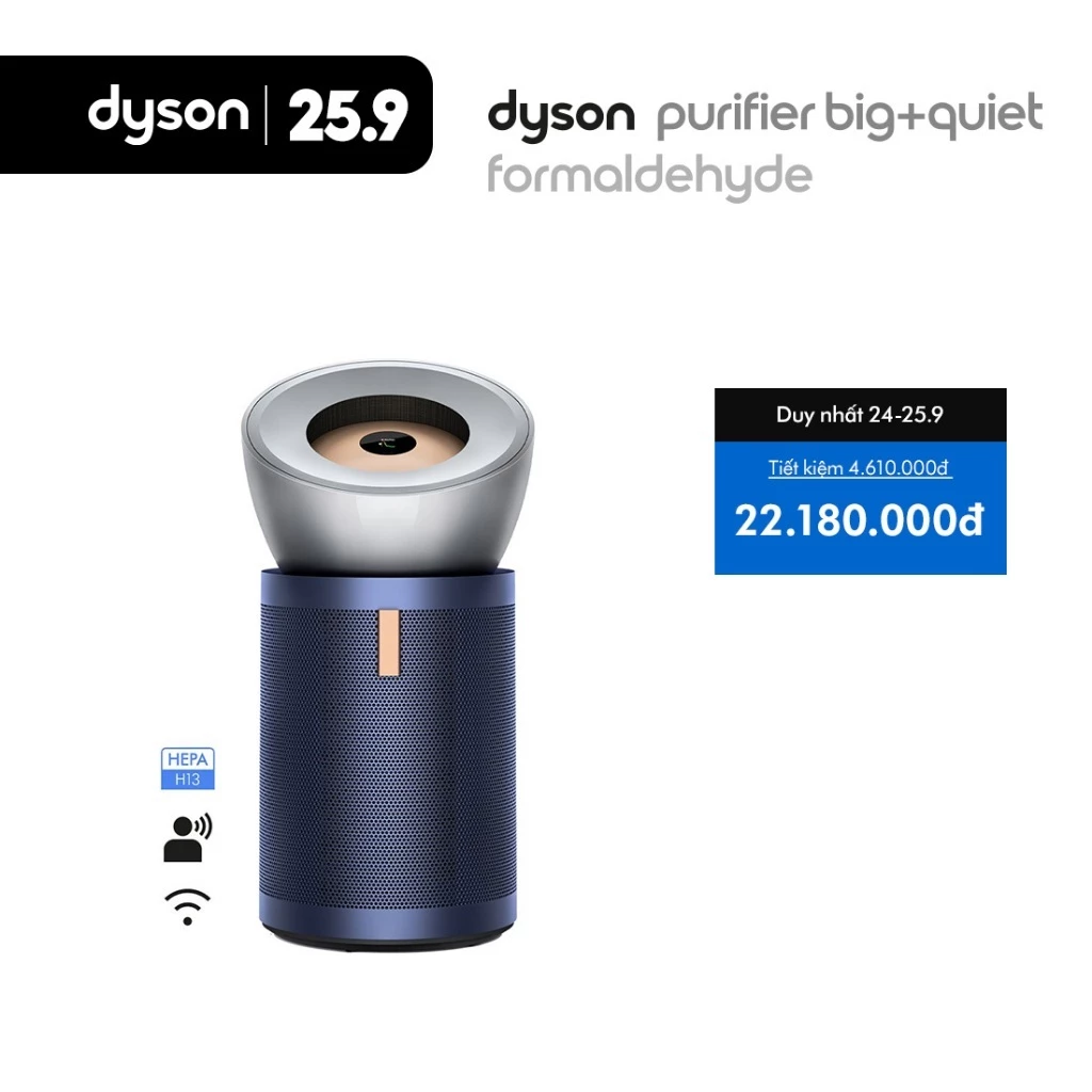 [24.25.9 MUA KÈM MÁY LỌC HUSHJET CHỈ VỚI 2,3 TRIỆU] Máy lọc không khí Dyson Purifier Big + Quiet Formaldehyde BP03