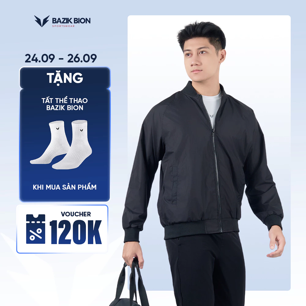 Áo Khoác Bomber Gió 2in1 BAZIK BION Thiết kế Hai mặt, Linh hoạt, Trẻ trung, Đa dụng - J06