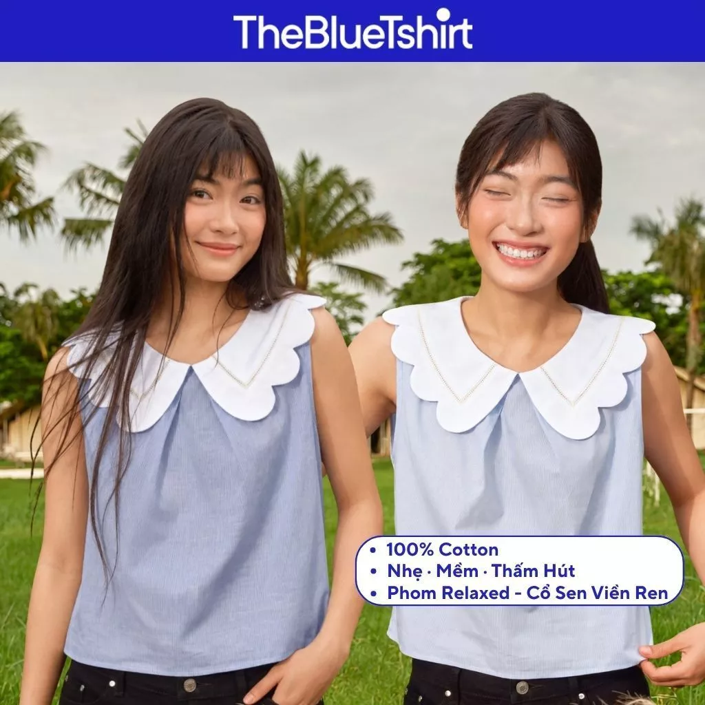 TheBlueTshirt - Áo kiểu phom xòe relax cho nữ - Grace Blouse - Women