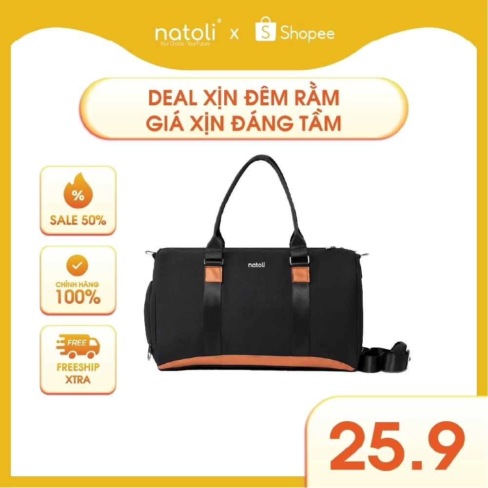 Túi du lịch Thương hiệu NATOLI đựng đồ, đựng giày kháng nước cao cấp BST Amberd Bag T6