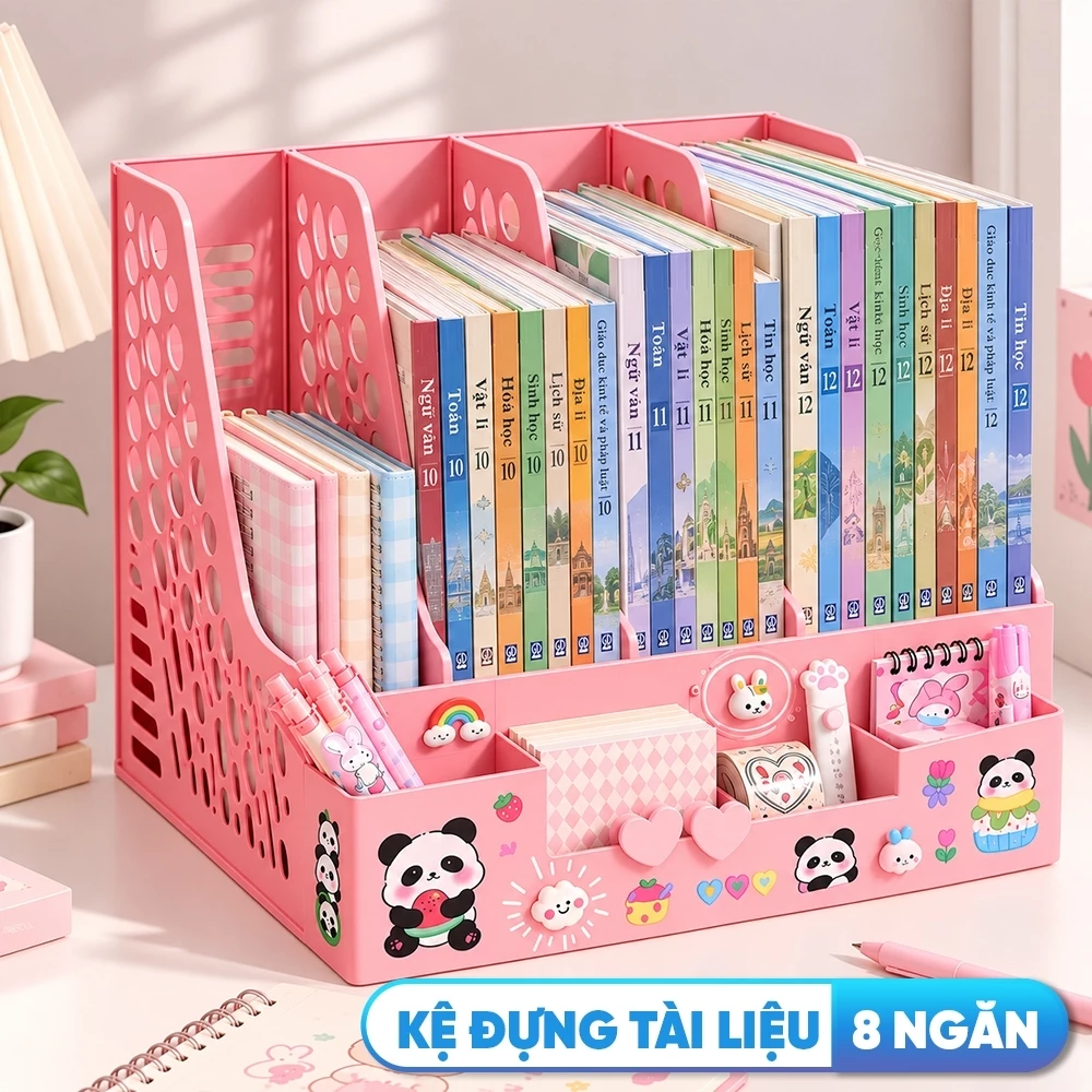 [Tặng Sticker] Giá đựng tài liệu Bossee kệ đựng sách vở hồ sơ giấy tờ văn phòng màu pastel nhỏ gọn tiện lợi văn phòng