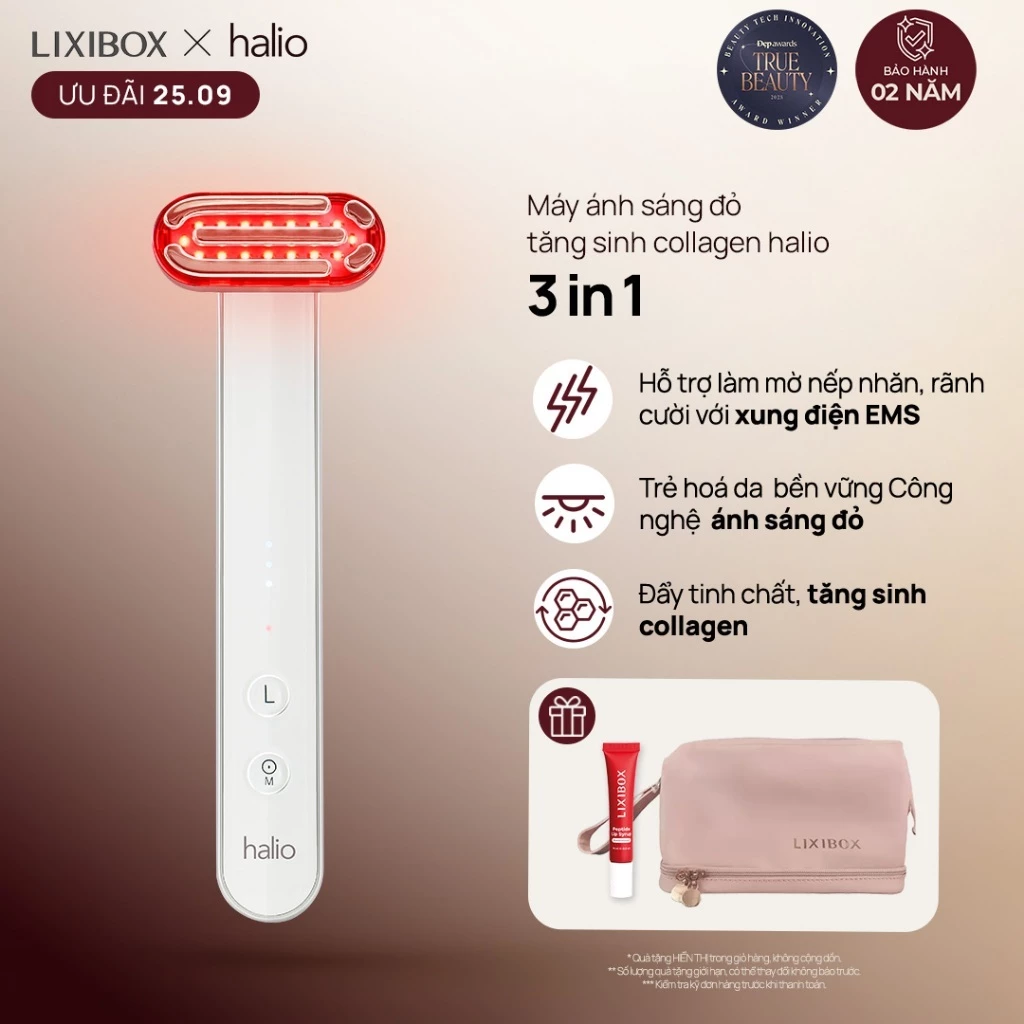 [LIVE] Máy Ánh Sáng Đỏ Giúp Trẻ Hoá Da Halio Red Light Therapy Device 3 in 1
