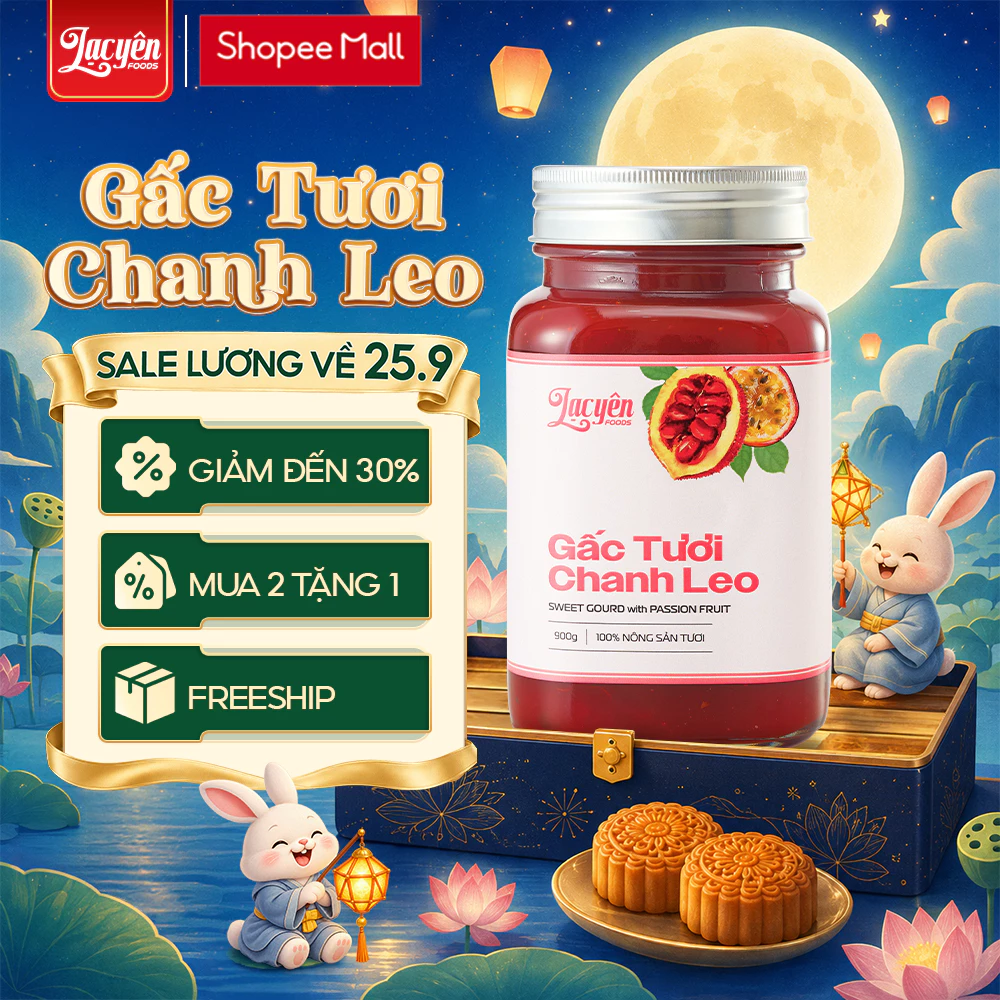 Gấc Tươi Chanh Leo Lạc Yên Foods  Đạt Chứng Nhận ISO 22000 Sản Phẩm Từ Nông Sản Sạch
