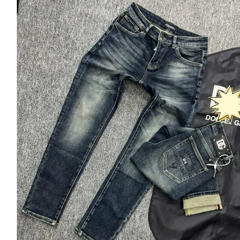 Quần Jean Nam X Bò Nam Xanh Sẫm Cao Cấp Chất Co Dãn Đẹp mẫu mới cuực chất siêu nét bản mới