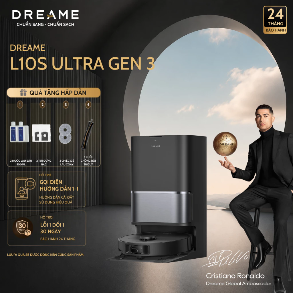[Livestream] Robot hút bụi lau sàn Dreame L10s Ultra Gen 3 | Lực hút cực mạnh 25.000Pa | Bảo Hành 24 Tháng