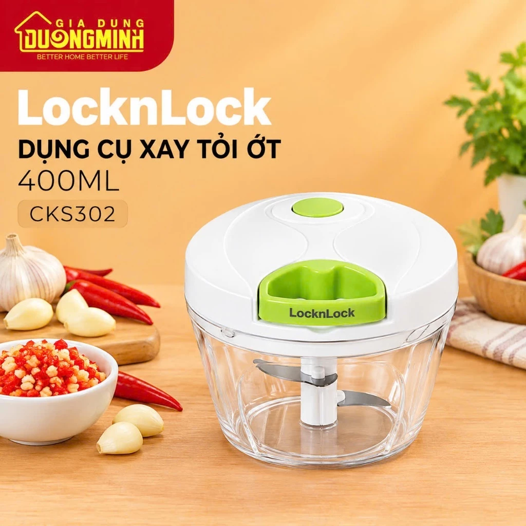 Dụng cụ xay nhỏ thực phẩm LocknLock dung tích 400ml - CKS302
