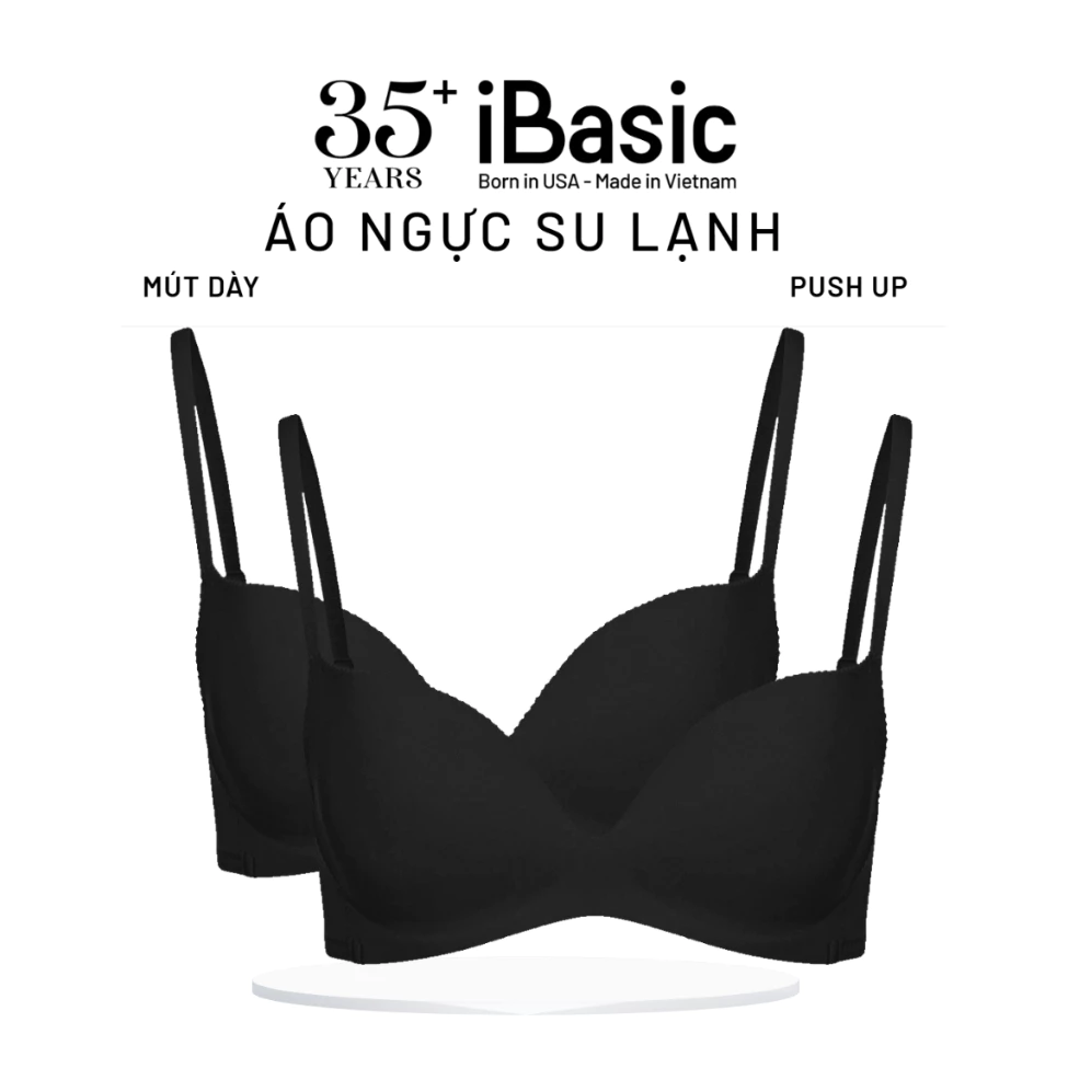 Combo 2 Áo ngực su mút vừa iBasic không đường may BRAW033