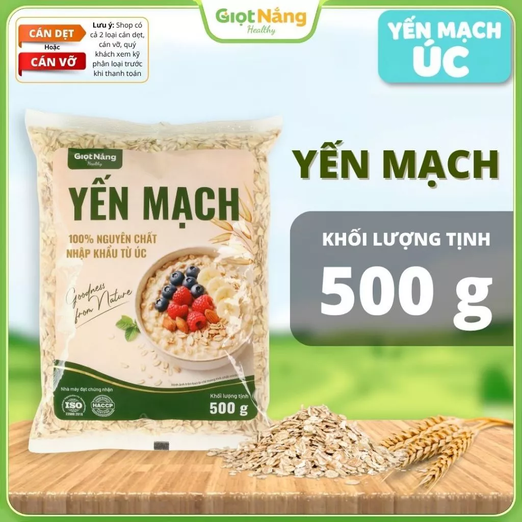 [Live] Yến Mạch Nhập Úc Cán Dẹt/Vỡ Chính Ngạch Nguyên Cám từ Nông Sản Giọt Nắng Dịp Tết Trung Thu