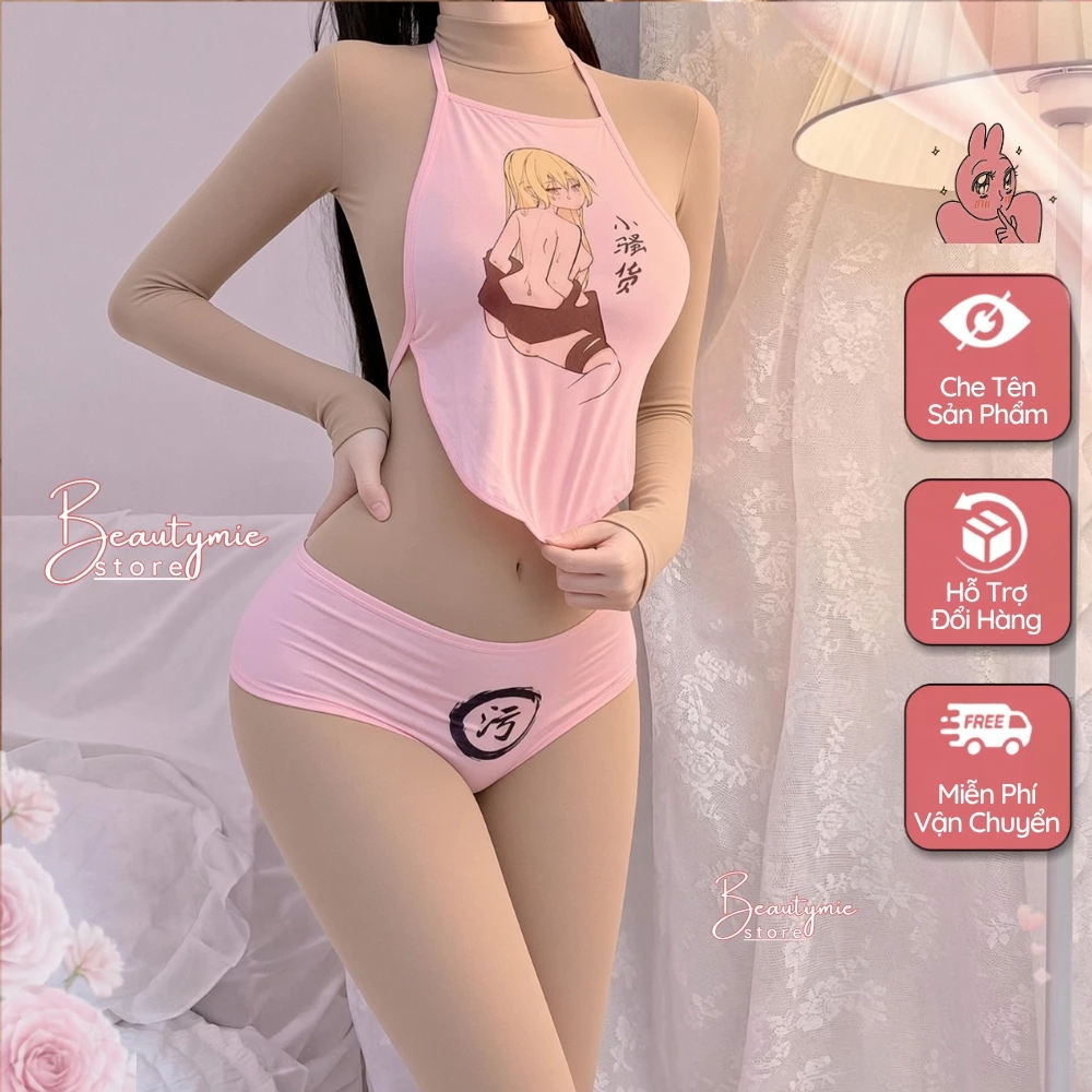 Bộ Đồ Ngủ Hóa Trang Nhân Vật Anime Dễ Thương Quyến Rũ Cho Nữ DN16