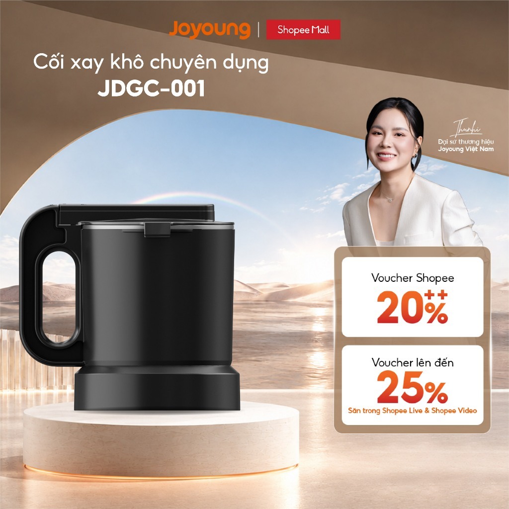 Phụ kiện Cối xay khô chuyên dụng JDGC-001 cho máy sữa hạt Joyoung JHSB-161/…
