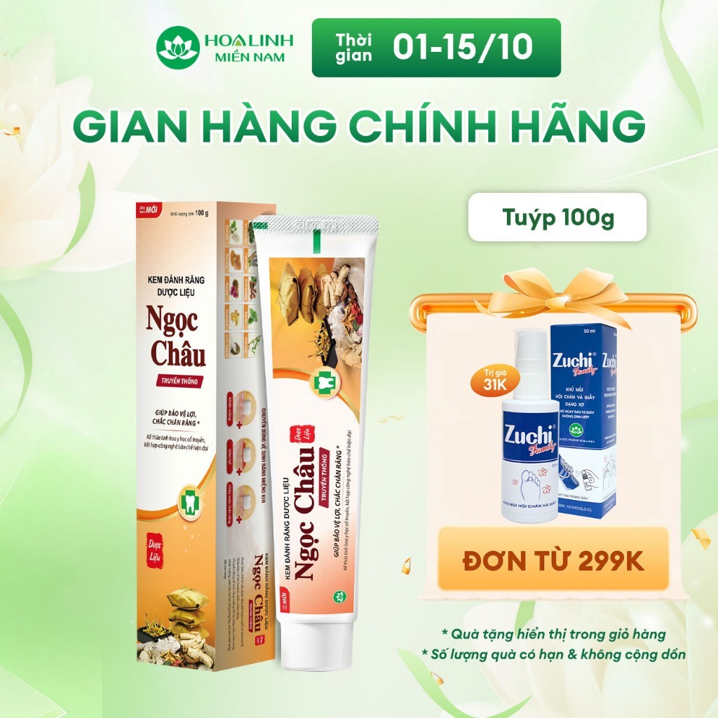 Kem đánh răng Ngọc Châu truyền thống 100g