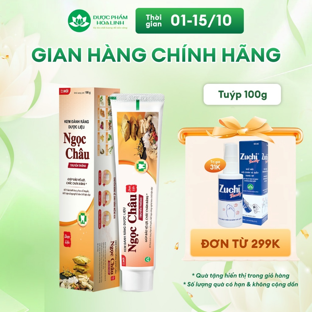 Kem đánh răng Ngọc Châu truyền thống 100g