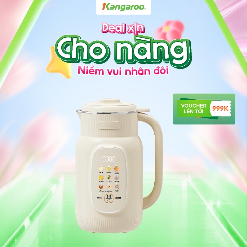 Máy làm sữa hạt - sinh tố đa năng Kangaroo KGNM135B01