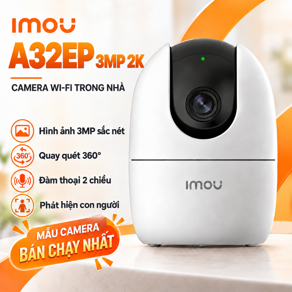 Camera WIFI XOAY 360 IMOU Ranger 2 A52P 5MP 3K - A32EP 3MP, Ranger 2 Pro Gọi…