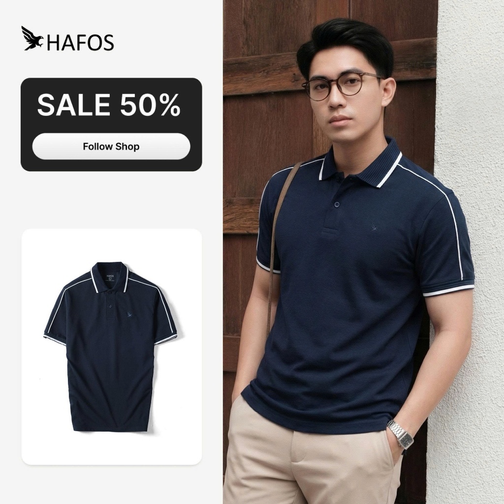 HAFOS OUTLET Áo thun có cổ nam xả kho hàng mới nguyên tag, polo nam, quần dài…
