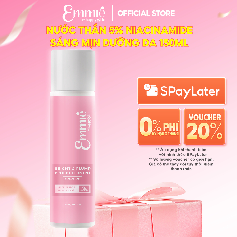 Nước thần dưỡng da Emmie 5% Niacinamide Giúp Sáng Da Mịn Màng Căng Bóng Nước…