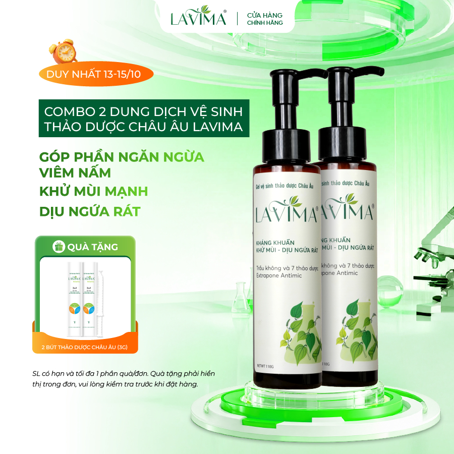 Gel Vệ Sinh Thảo Dược Châu Âu Lavima (Dung Dịch Vệ Sinh Phụ Nữ), Giúp Ngăn…