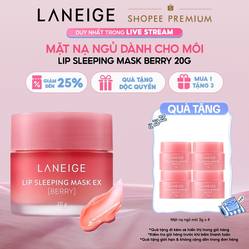 Mặt nạ ngủ dành cho môi Laneige Lip Sleeping Mask 20G