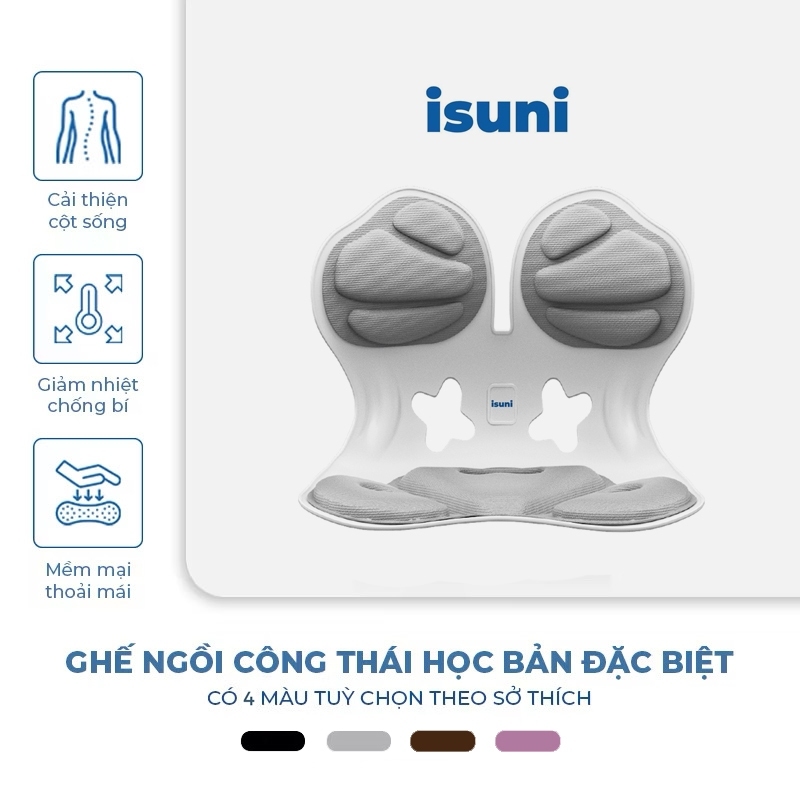 Ghế Công Thái Học ISUNI BẢN ĐẶC BIỆT Ghế Tựa Lưng Chống Gù Ghế Công Thái Học…