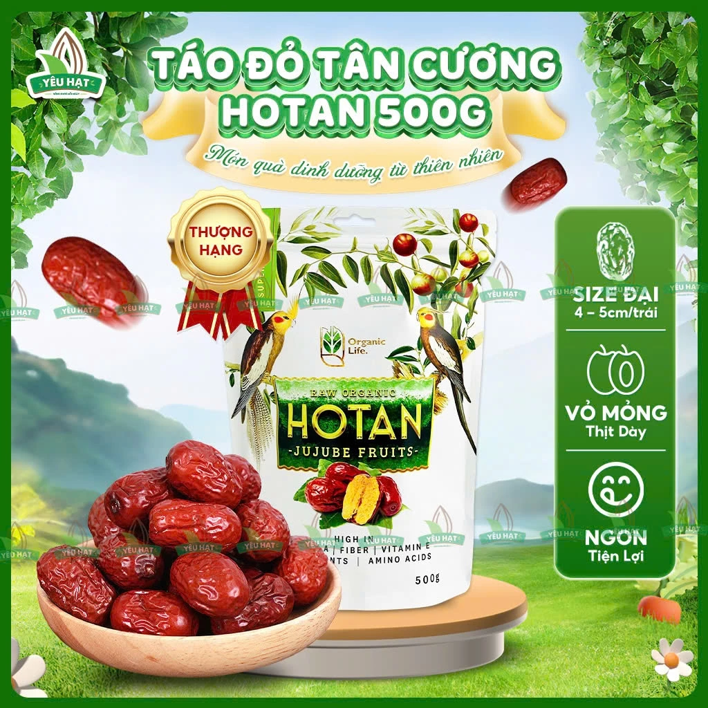 [CỰC PHẨM]  Táo Đỏ Tân Cương HoTan  - Táo Sạch Chất Lượng Khô Tự Nhiên Ngọt Thanh Vỏ Mỏng Thịt Dày Yêu Hạt