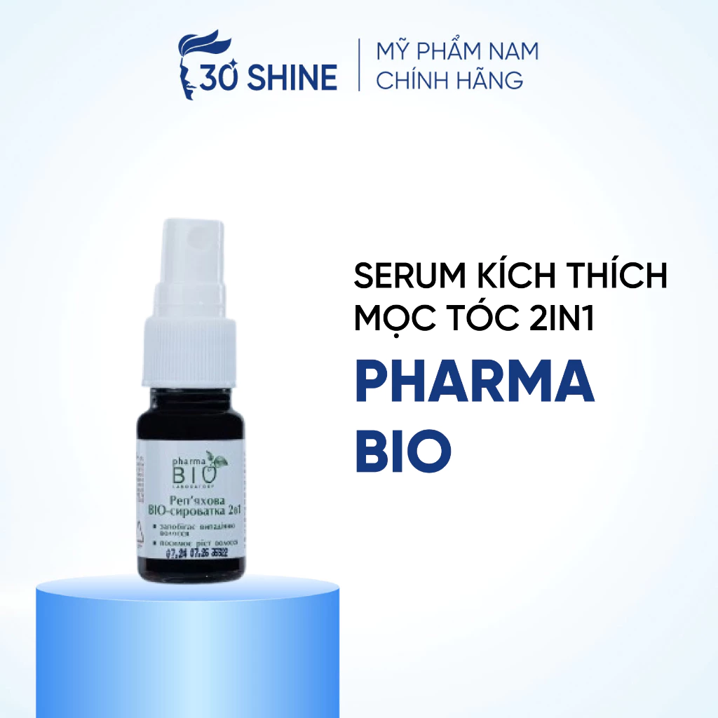 Serum giảm gãy rụng và Kích thích mọc tóc Pharma BIO 7x10ml, hỗ trợ làm dày tóc