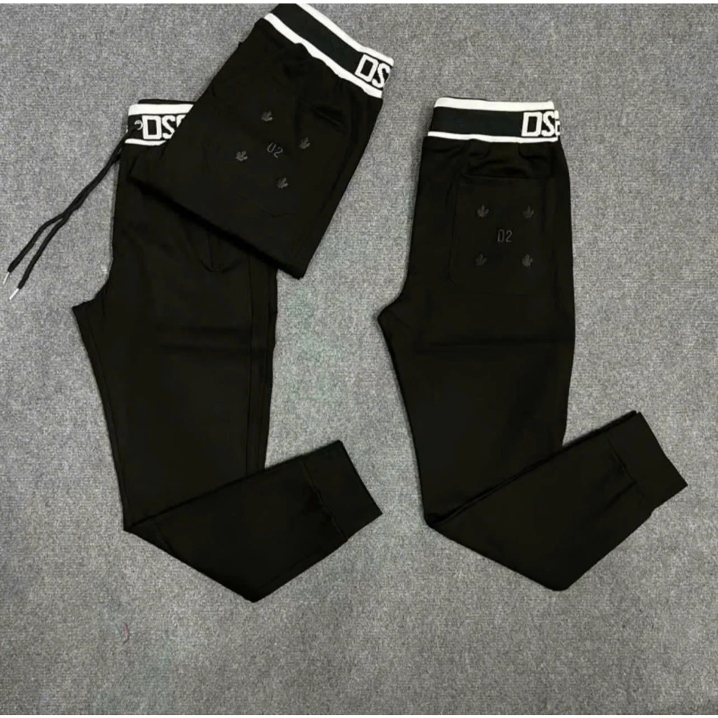 Quần Jogger 2D2 Hoạ Tiết Thêu Sắc Nét Phối 1 Cạp Dệt Kim Hàng Siêu Cấp 05